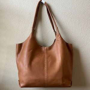 NWOT Frye Naomi Pickstitch Tote In Whiskey